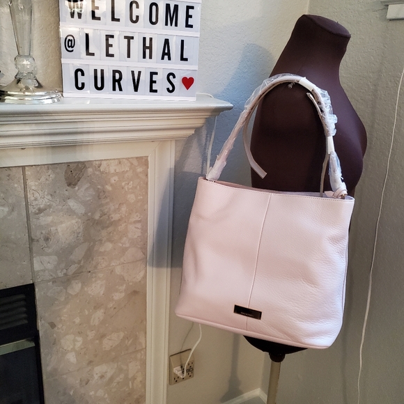 NWT ISAAC MIZRAHI PINK SHOULDER BAG - Picture 8 of 11